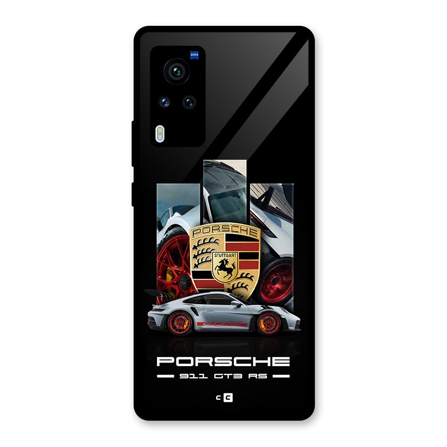Magnificent Supercar Glass Back Case for Vivo X60 Pro