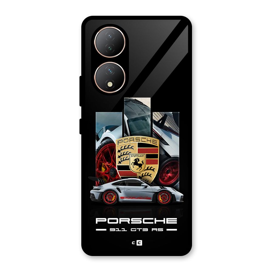 Magnificent Supercar Glass Back Case for Vivo Y100