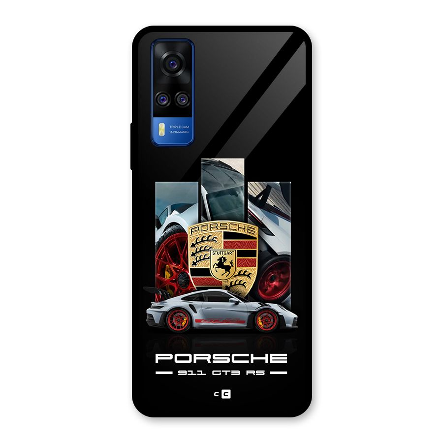 Magnificent Supercar Glass Back Case for Vivo Y31