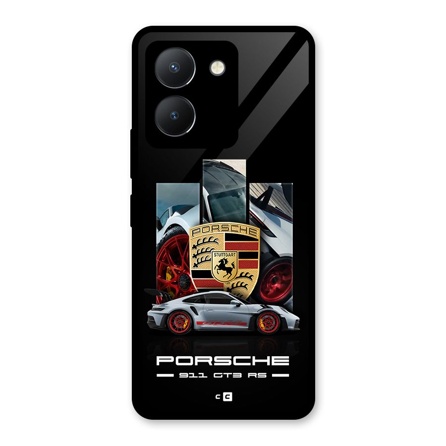 Magnificent Supercar Glass Back Case for Vivo Y36