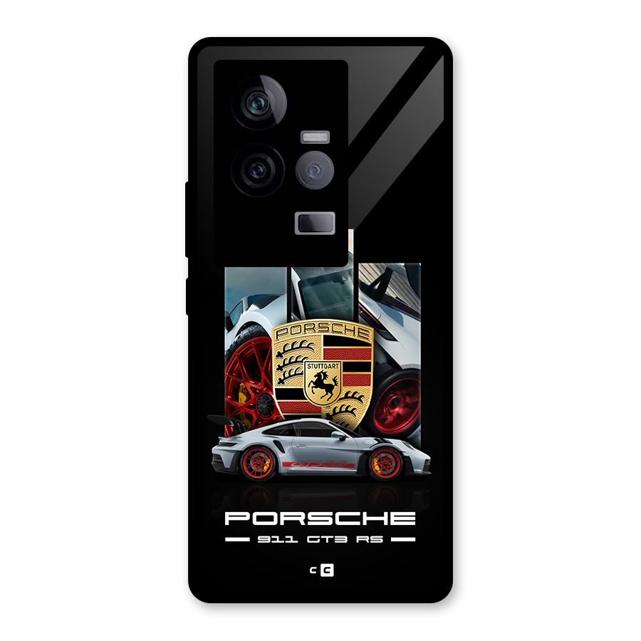 Magnificent Supercar Glass Back Case for Vivo iQOO 11 5G