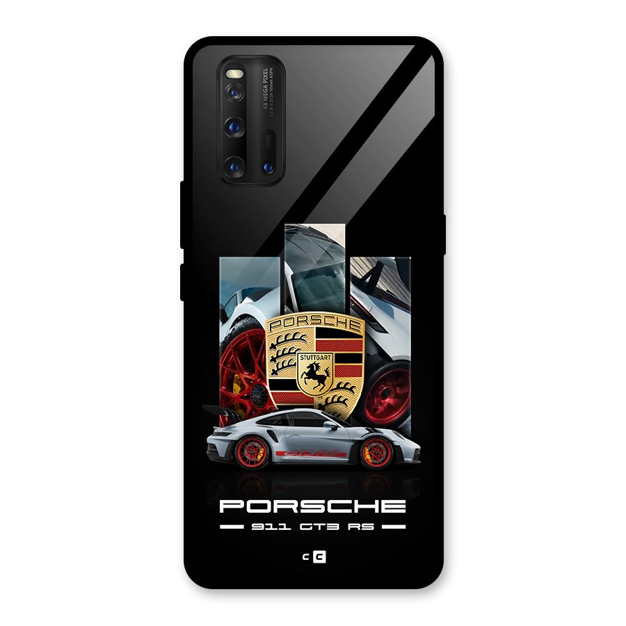 Magnificent Supercar Glass Back Case for Vivo iQOO 3