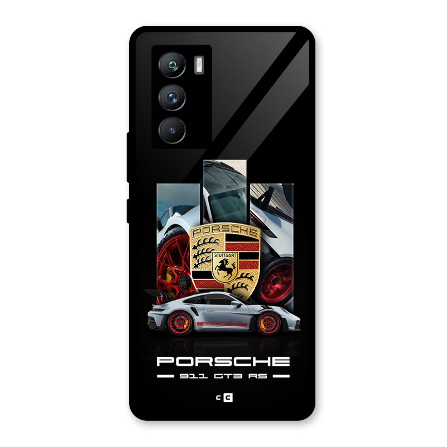 Magnificent Supercar Glass Back Case for Vivo iQOO 9 SE