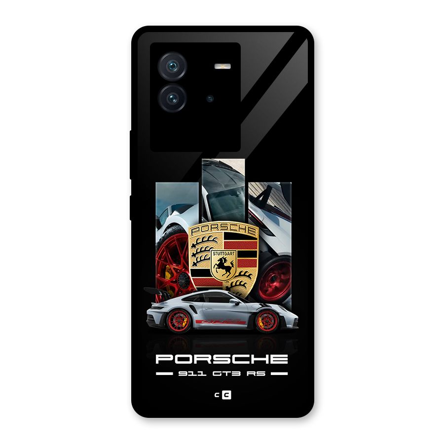 Magnificent Supercar Glass Back Case for Vivo iQOO Neo 6 5G