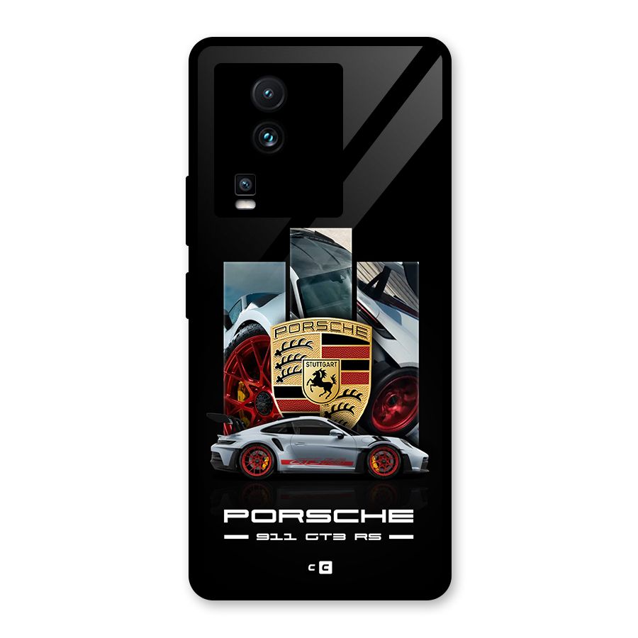 Magnificent Supercar Glass Back Case for Vivo iQOO Neo 7 Pro