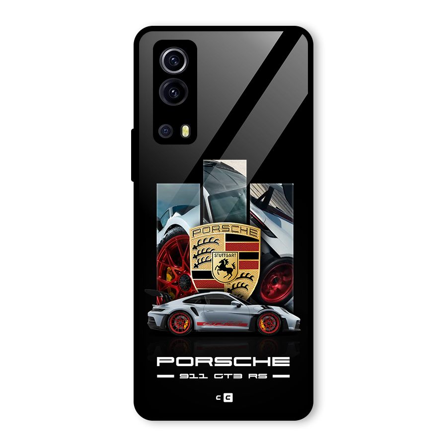 Magnificent Supercar Glass Back Case for Vivo iQOO Z3