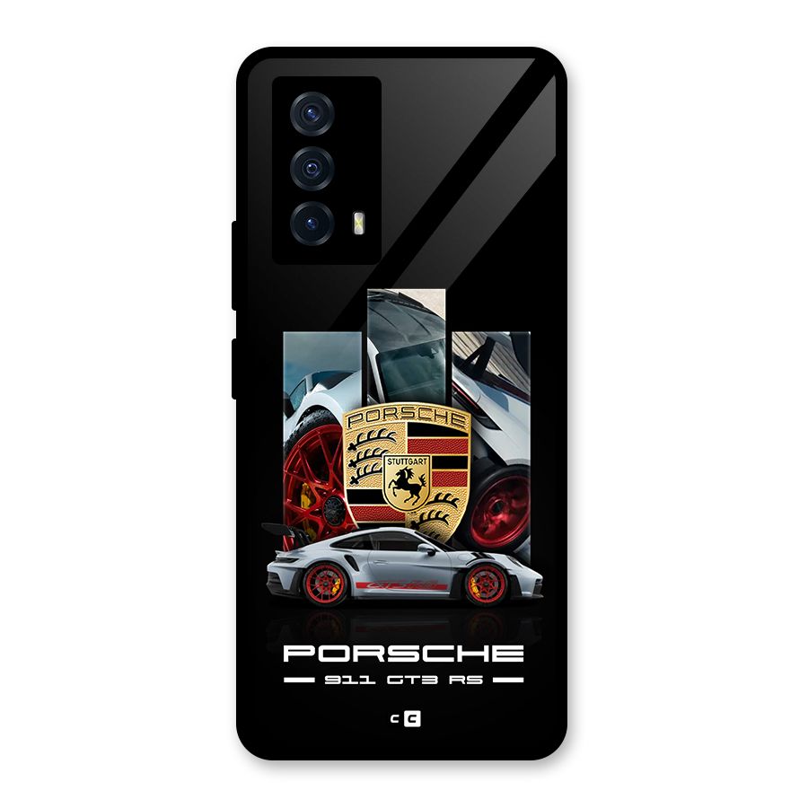 Magnificent Supercar Glass Back Case for Vivo iQOO Z5