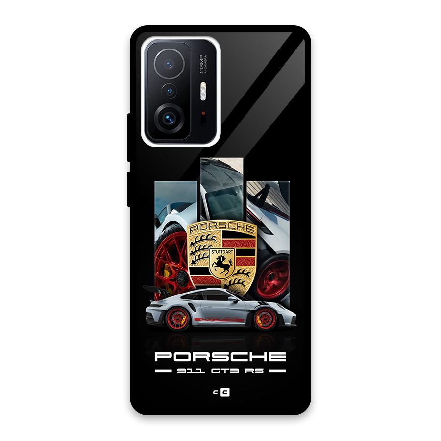 Magnificent Supercar Glass Back Case for Xiaomi 11T Pro