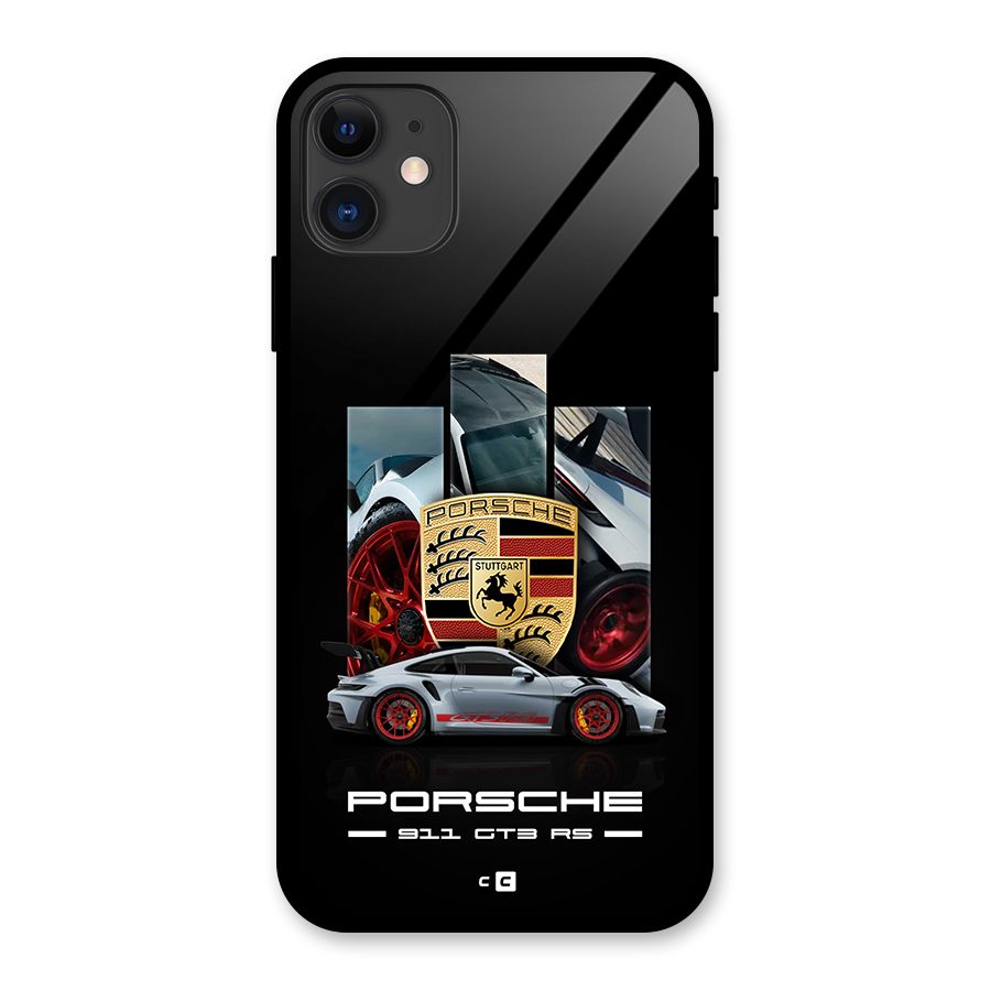 Magnificent Supercar Glass Back Case for iPhone 11