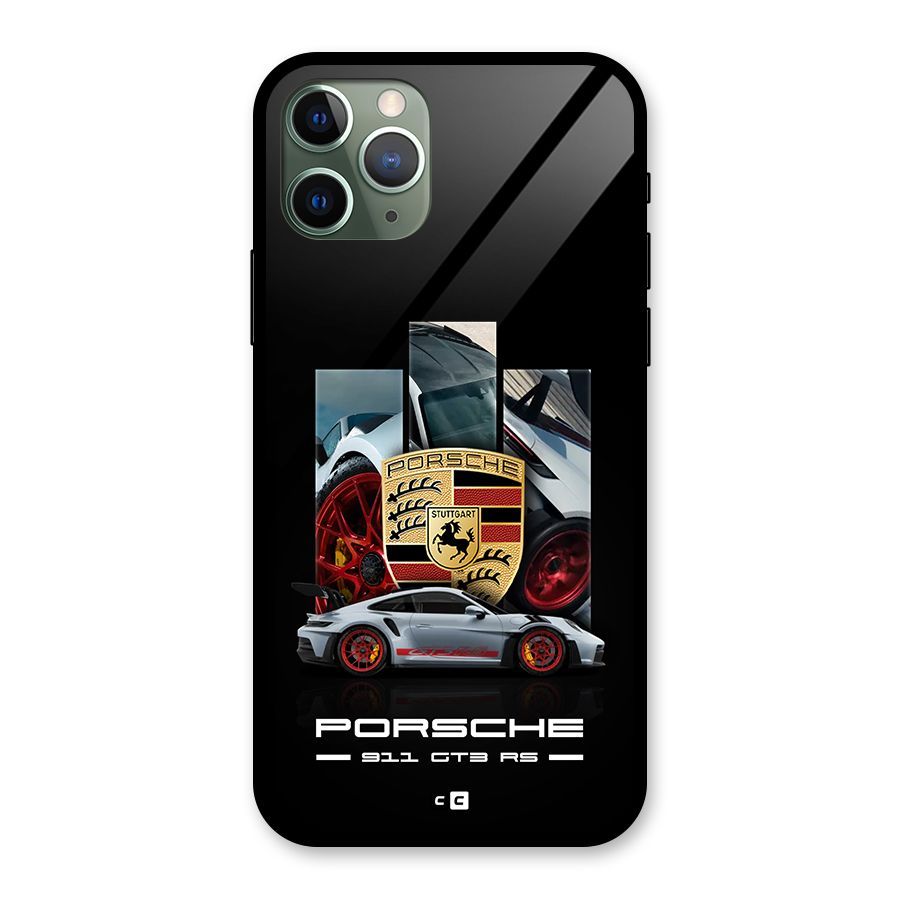 Magnificent Supercar Glass Back Case for iPhone 11 Pro