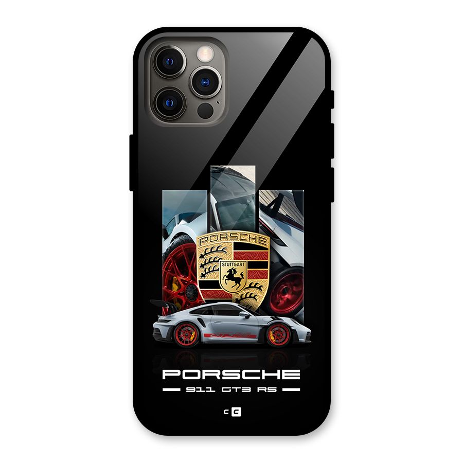 Magnificent Supercar Glass Back Case for iPhone 12 Pro