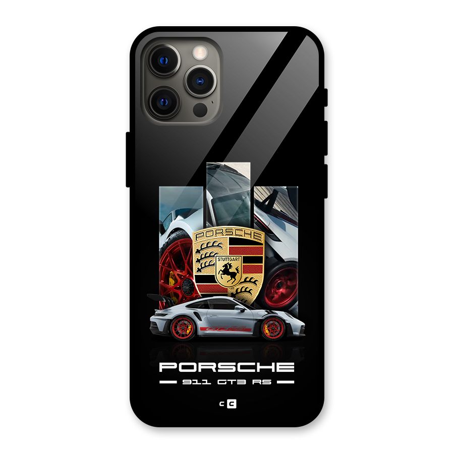 Magnificent Supercar Glass Back Case for iPhone 12 Pro Max