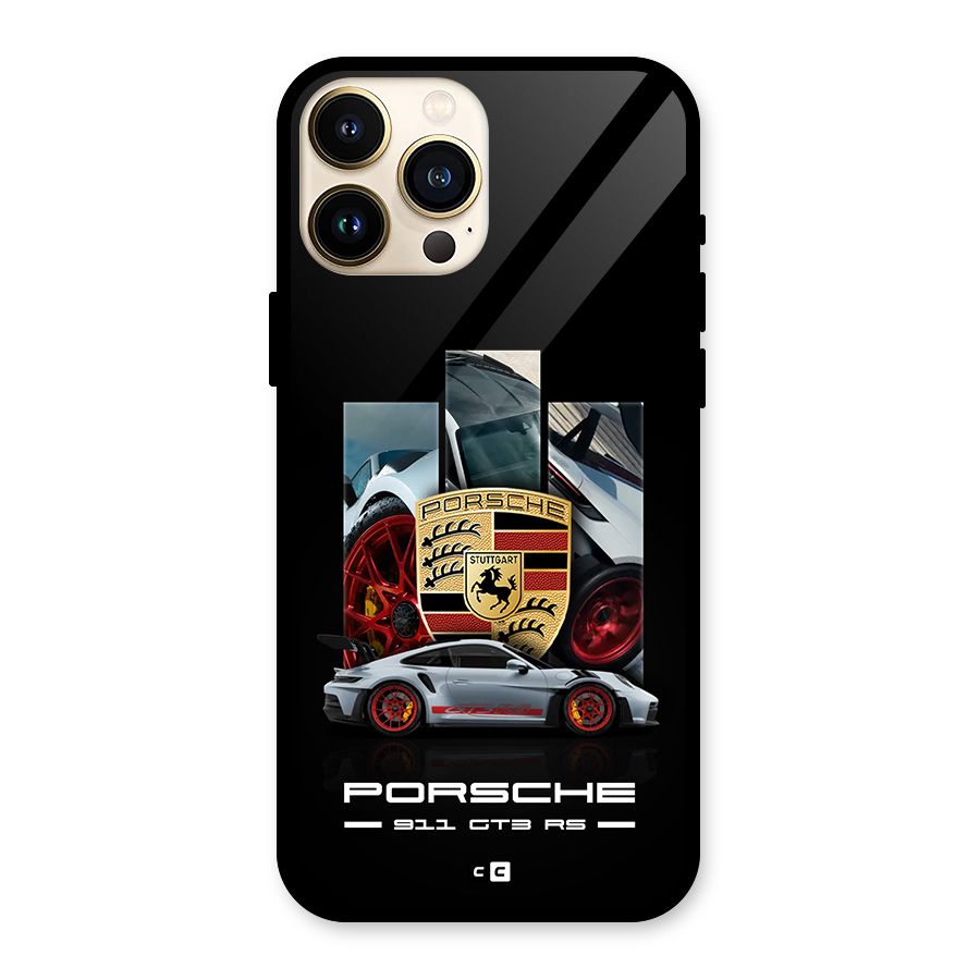 Magnificent Supercar Glass Back Case for iPhone 13 Pro Max