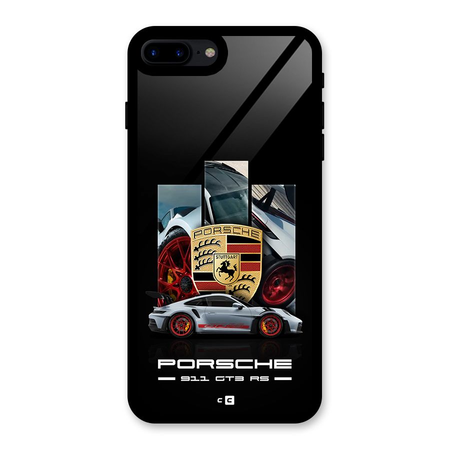 Magnificent Supercar Glass Back Case for iPhone 8 Plus