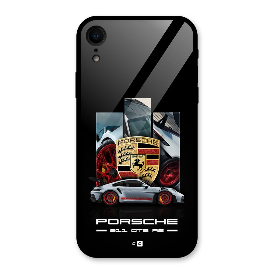 Magnificent Supercar Glass Back Case for iPhone XR