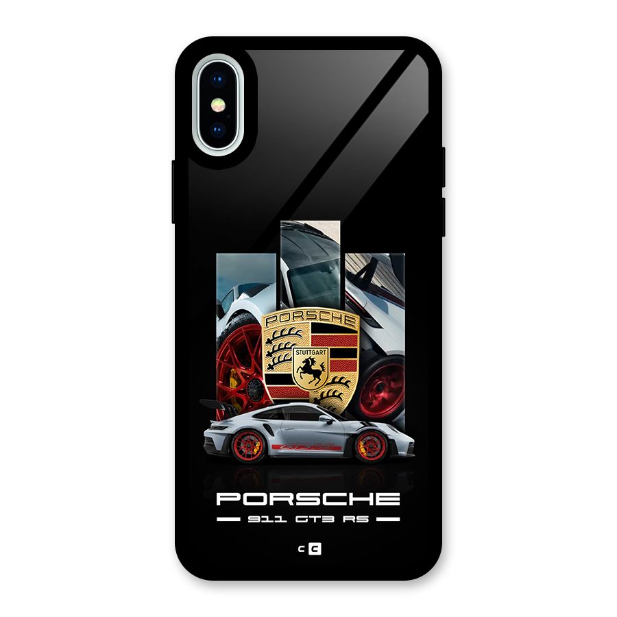 Magnificent Supercar Glass Back Case for iPhone XS