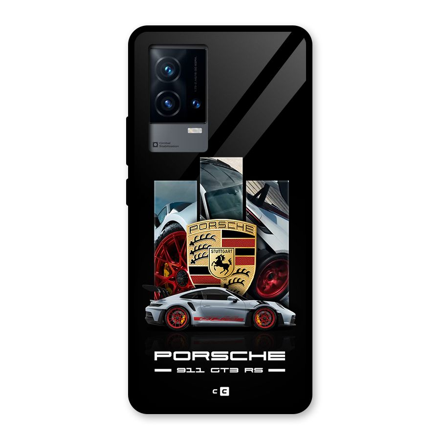 Magnificent Supercar Glass Back Case for iQOO 9 5G