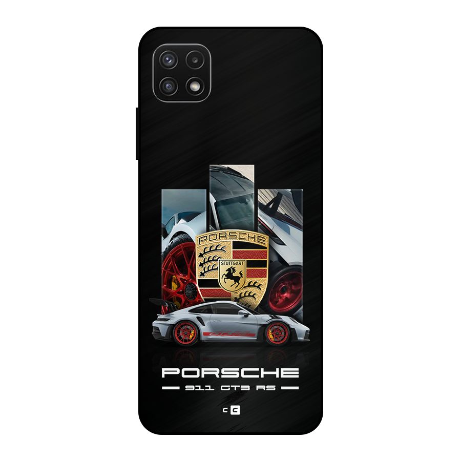 Magnificent Supercar Metal Back Case for Galaxy A22 5G