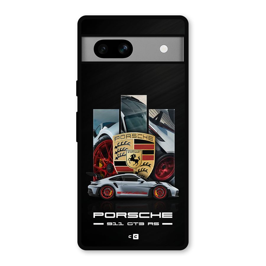 Magnificent Supercar Metal Back Case for Google Pixel 7a