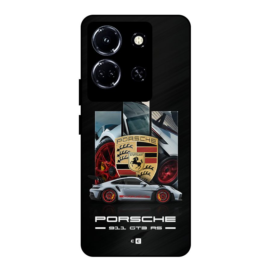 Magnificent Supercar Metal Back Case for Infinix Note 30 5G