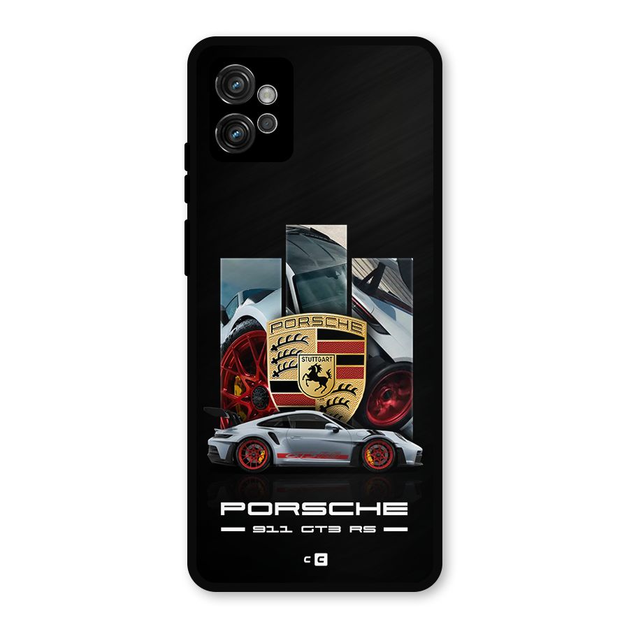 Magnificent Supercar Metal Back Case for Moto G32