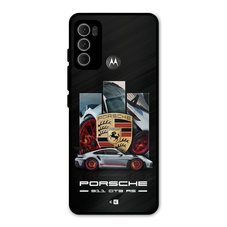 Magnificent Supercar Metal Back Case for Moto G60