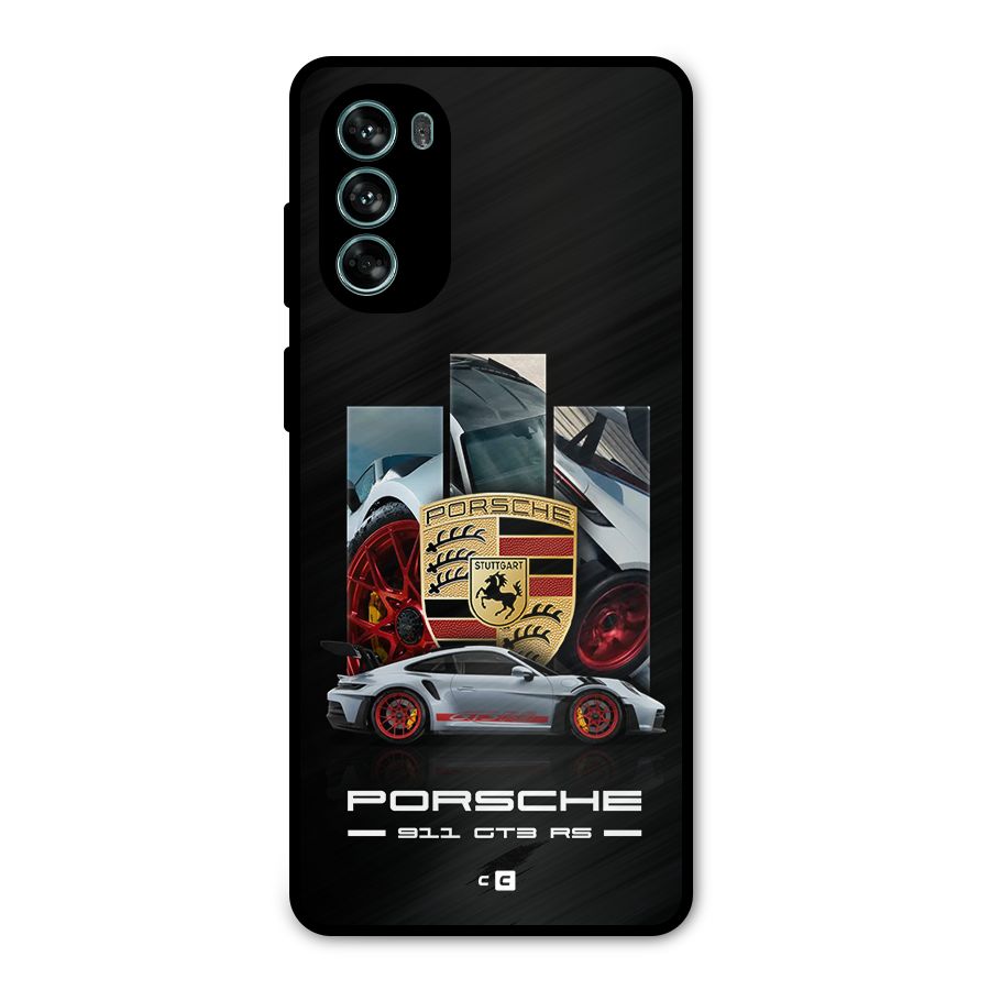 Magnificent Supercar Metal Back Case for Moto G62