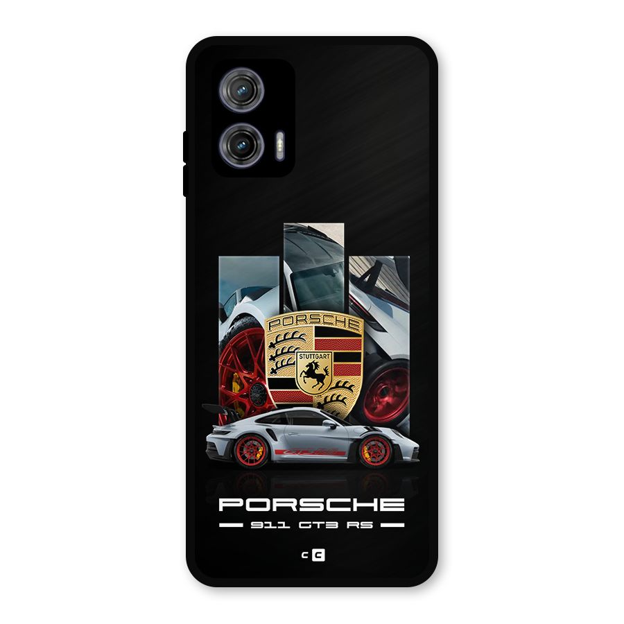 Magnificent Supercar Metal Back Case for Moto G73