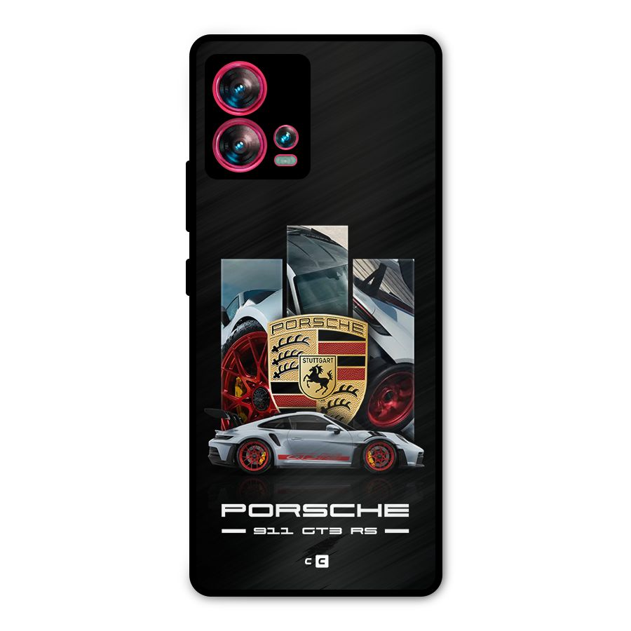 Magnificent Supercar Metal Back Case for Motorola Edge 30 Fusion