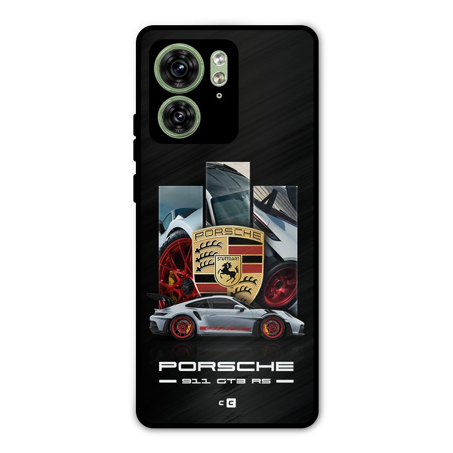 Magnificent Supercar Metal Back Case for Motorola Edge 40 5G