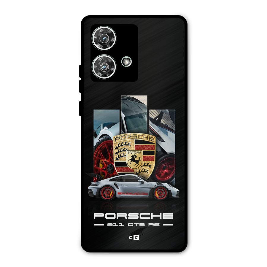 Magnificent Supercar Metal Back Case for Motorola Edge 40 Neo