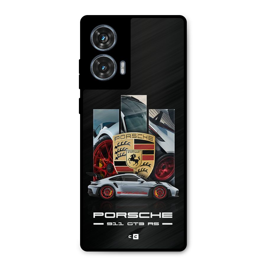Magnificent Supercar Metal Back Case for Motorola Edge 50 Fusion