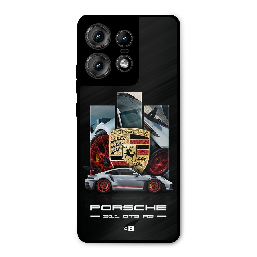 Magnificent Supercar Metal Back Case for Motorola Edge 50 Pro