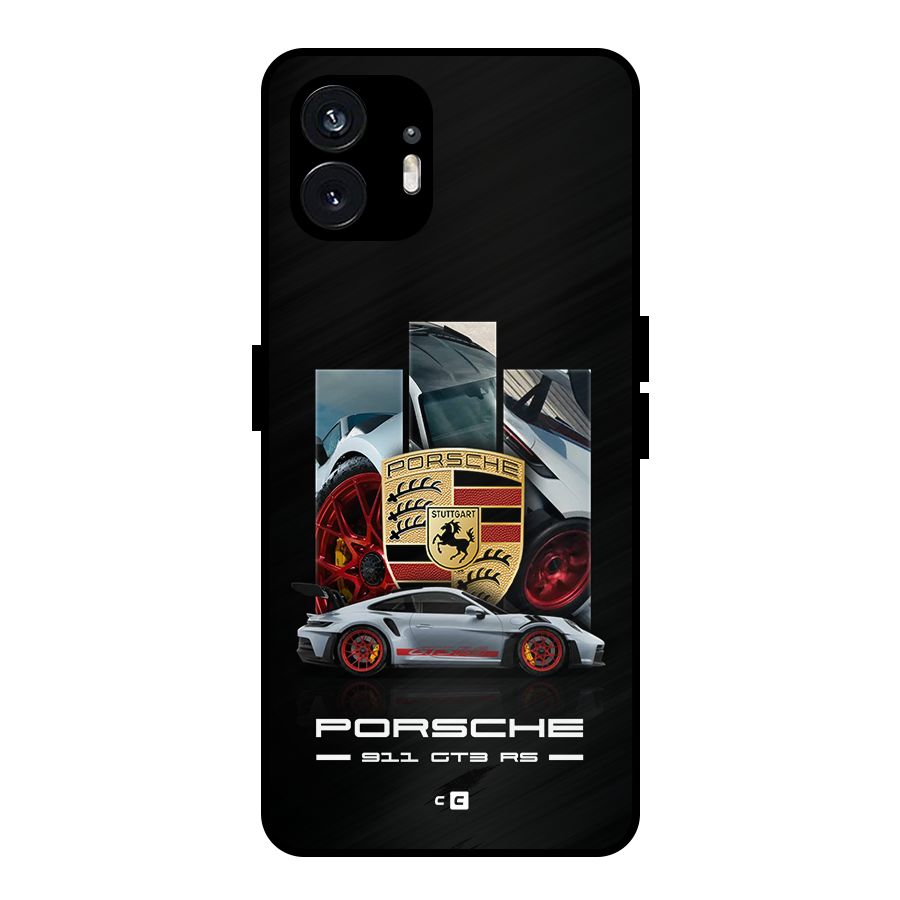 Magnificent Supercar Metal Back Case for Nothing Phone 2