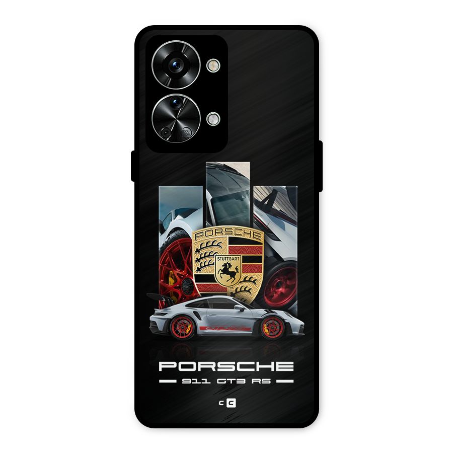Magnificent Supercar Metal Back Case for OnePlus Nord 2T