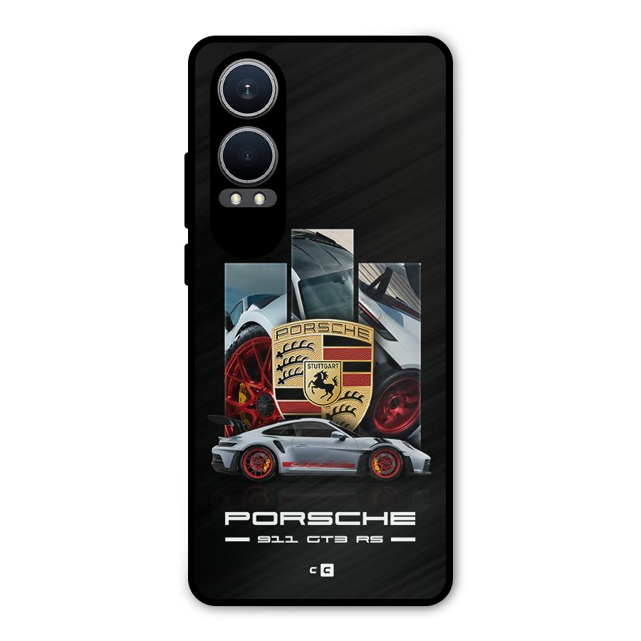 Magnificent Supercar Metal Back Case for OnePlus Nord CE4 Lite