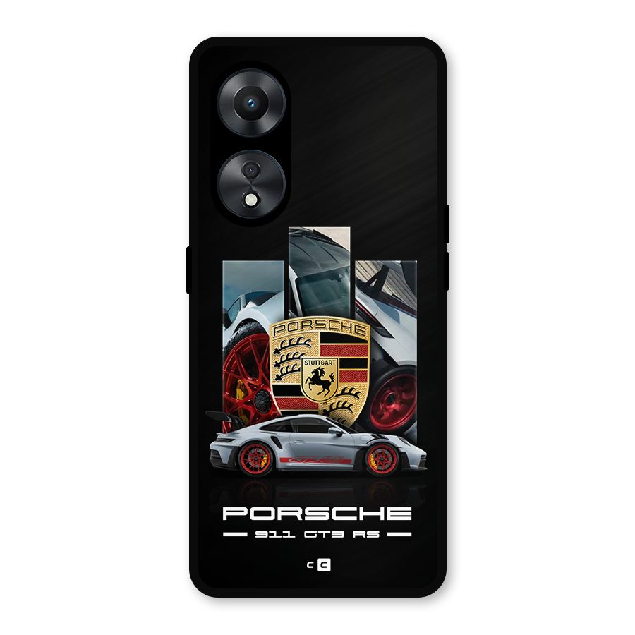 Magnificent Supercar Metal Back Case for Oppo A78