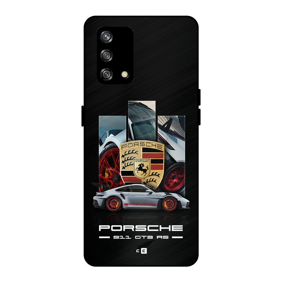Magnificent Supercar Metal Back Case for Oppo F19