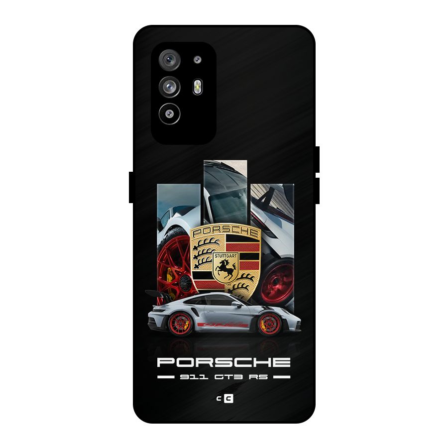 Magnificent Supercar Metal Back Case for Oppo F19 Pro Plus 5G