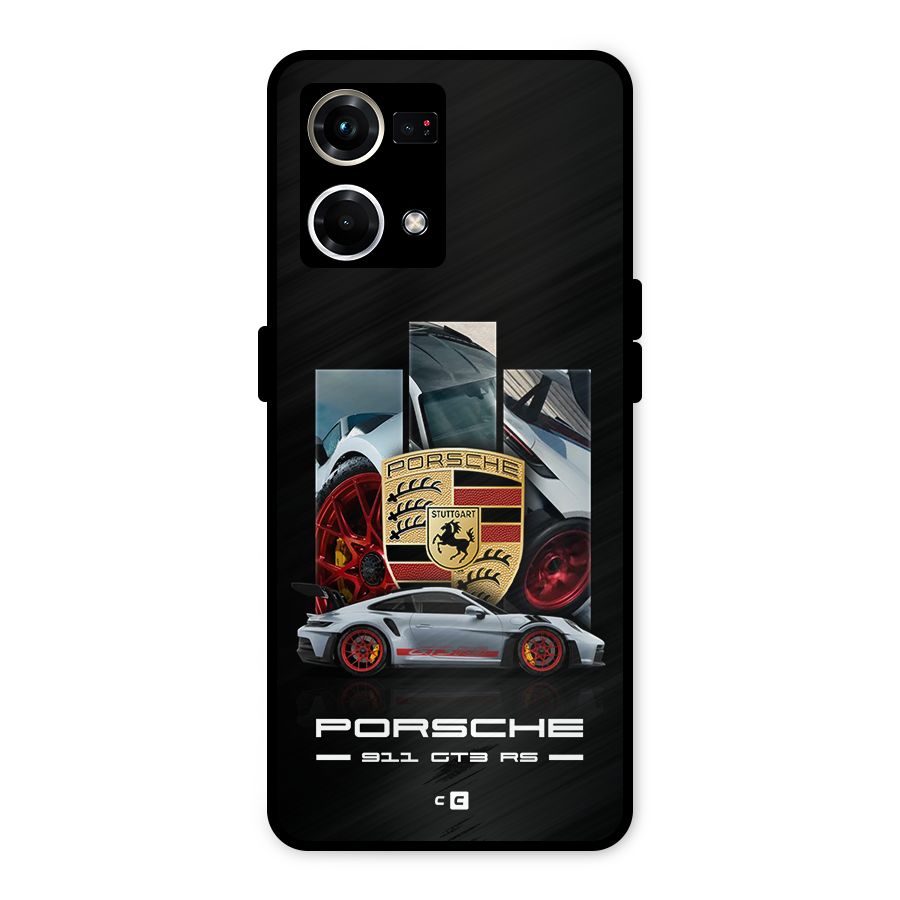 Magnificent Supercar Metal Back Case for Oppo F21 Pro 4G