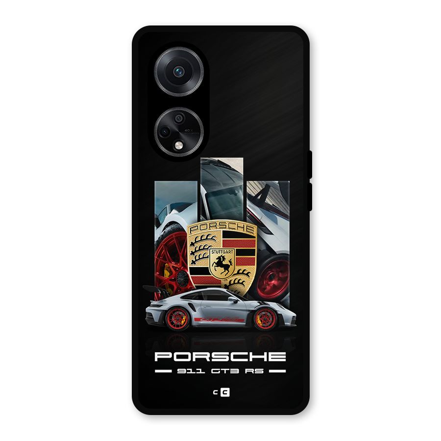 Magnificent Supercar Metal Back Case for Oppo F23