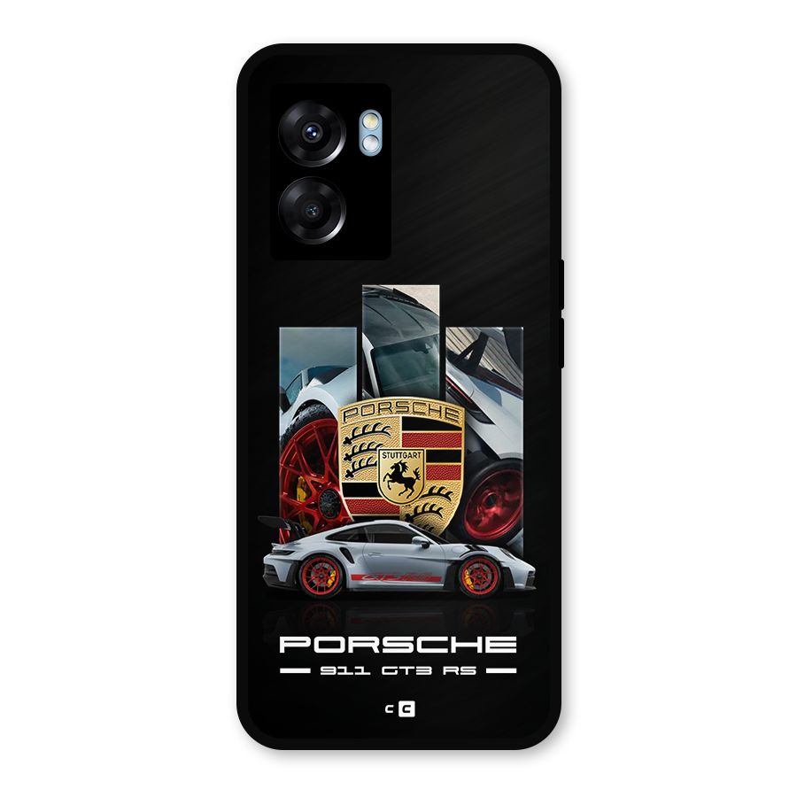 Magnificent Supercar Metal Back Case for Oppo K10 (5G)