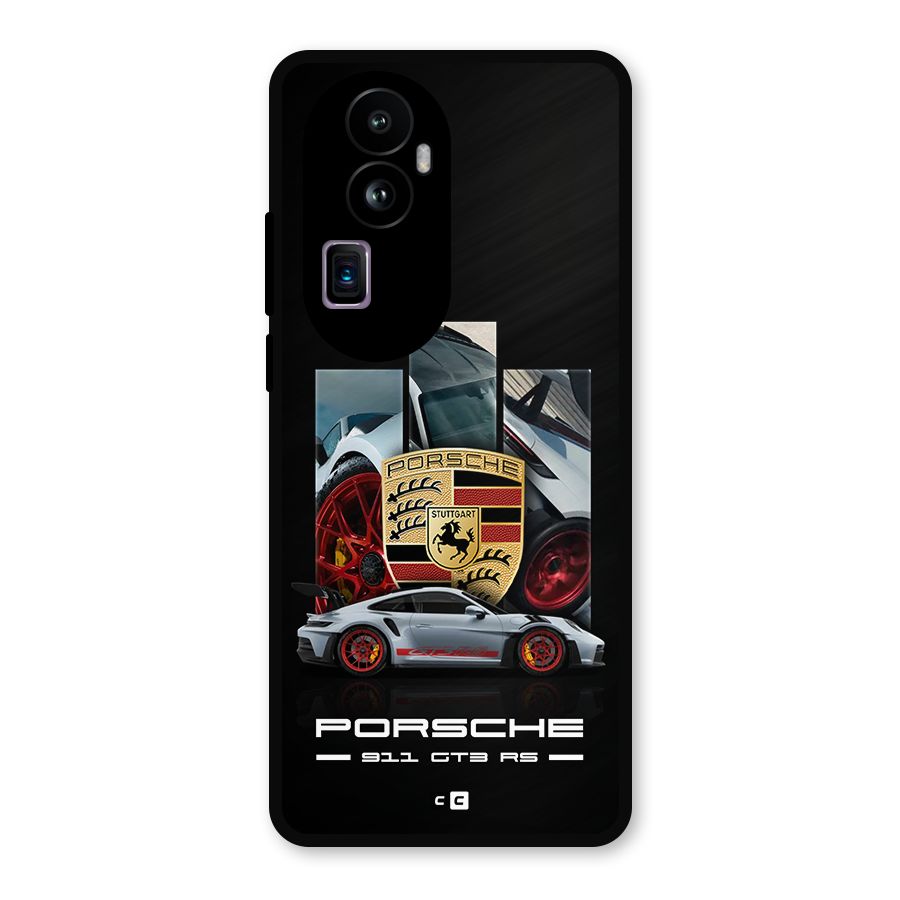 Magnificent Supercar Metal Back Case for Oppo Reno10 Pro Plus