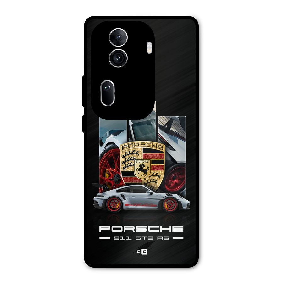 Magnificent Supercar Metal Back Case for Oppo Reno11 Pro 5G