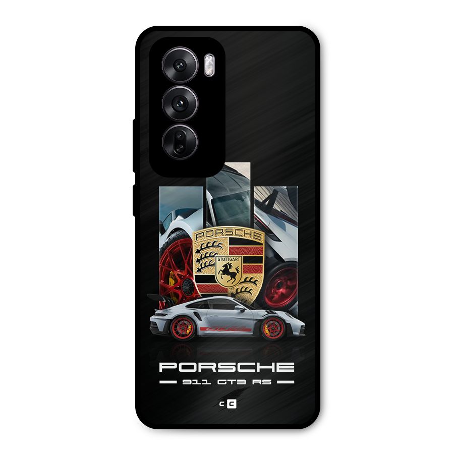Magnificent Supercar Metal Back Case for Oppo Reno12