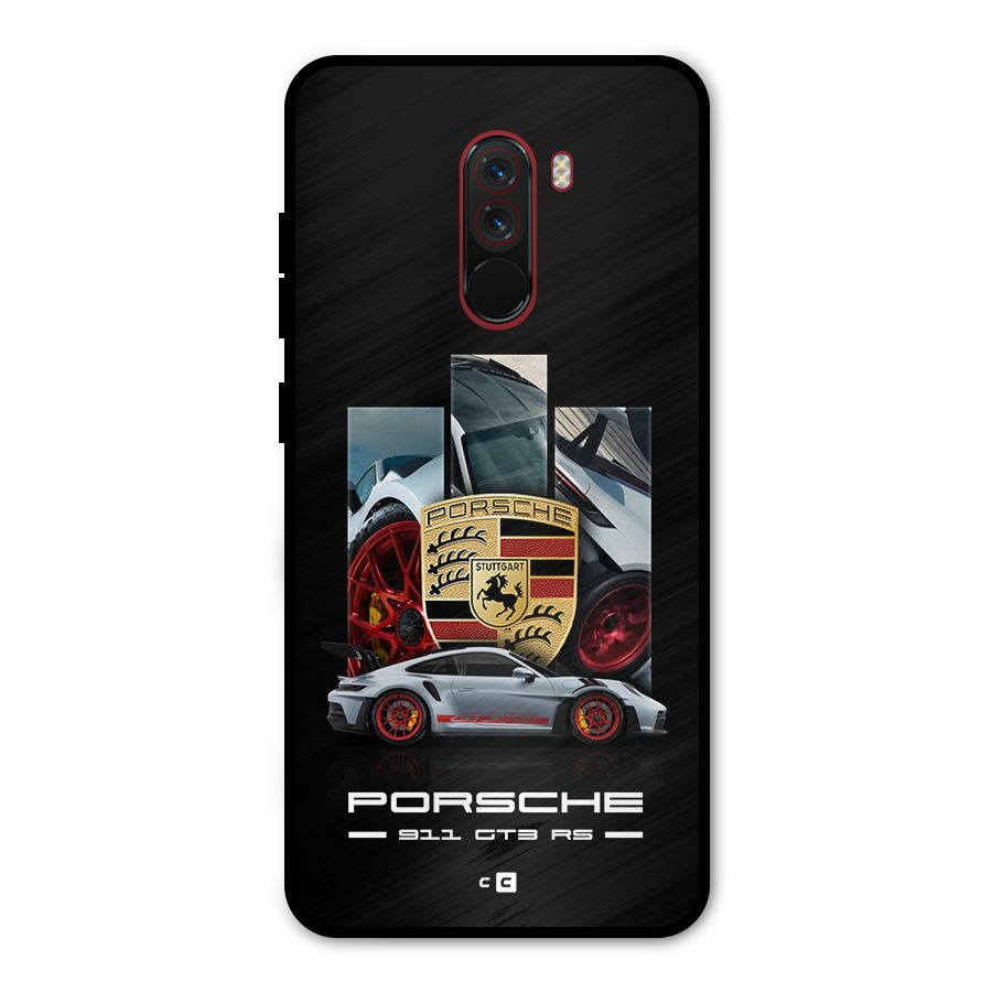 Magnificent Supercar Metal Back Case for Poco F1