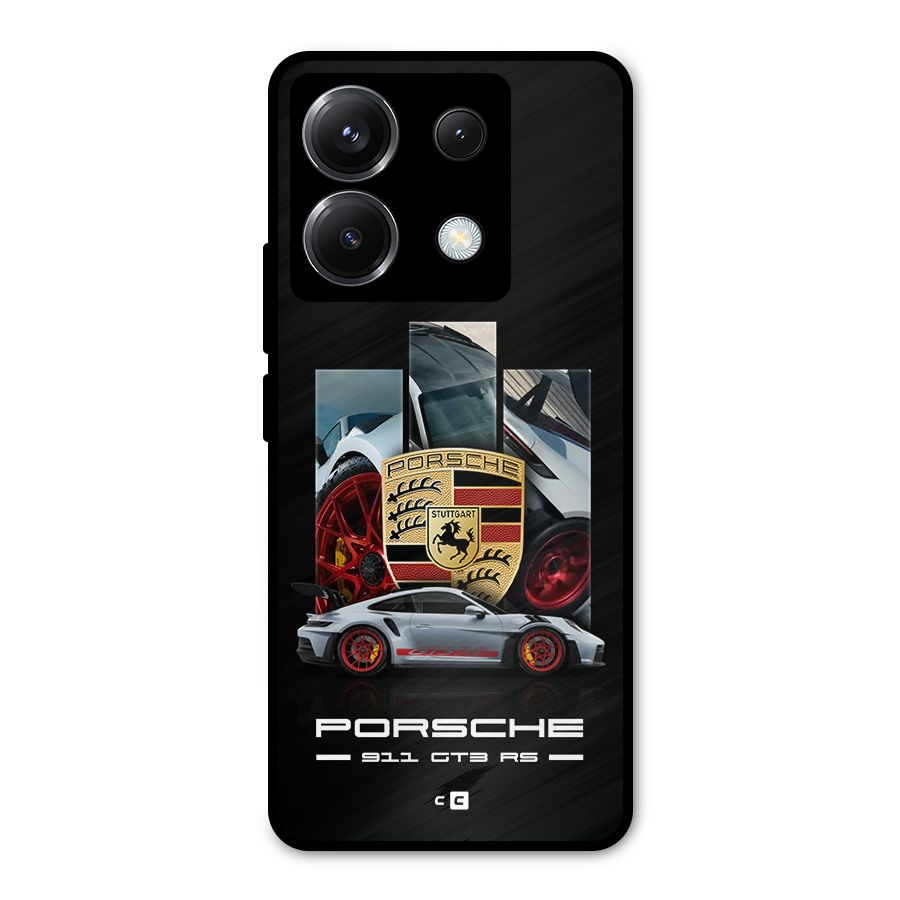 Magnificent Supercar Metal Back Case for Poco X6