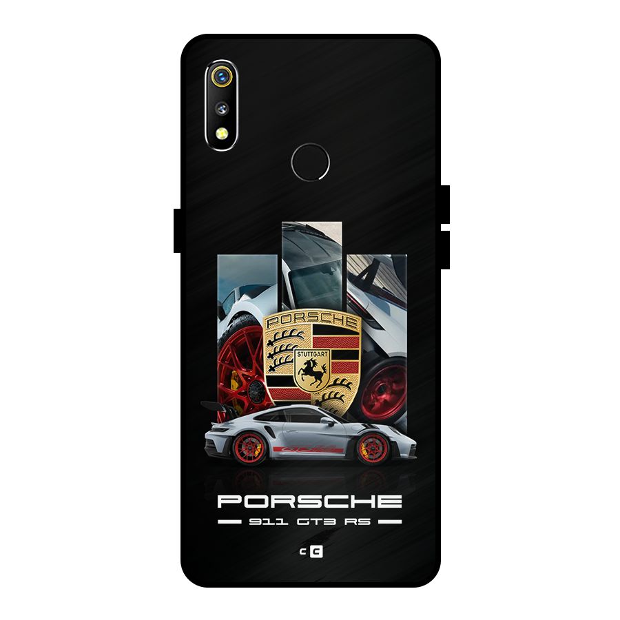 Magnificent Supercar Metal Back Case for Realme 3
