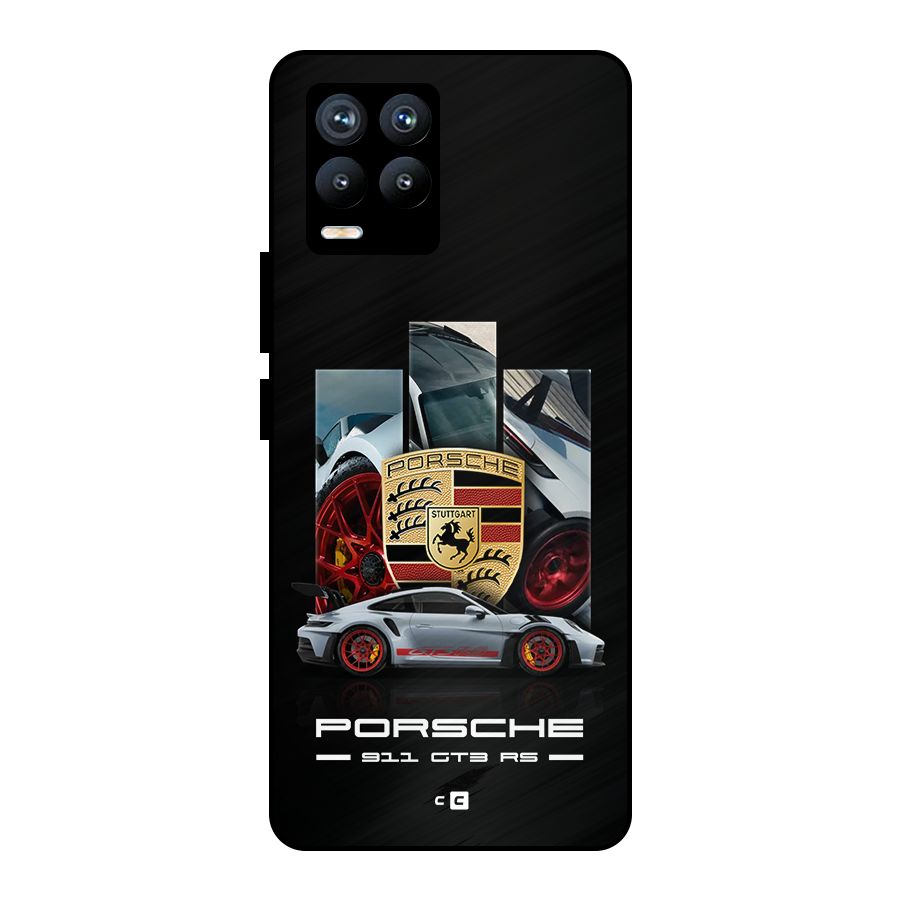 Magnificent Supercar Metal Back Case for Realme 8