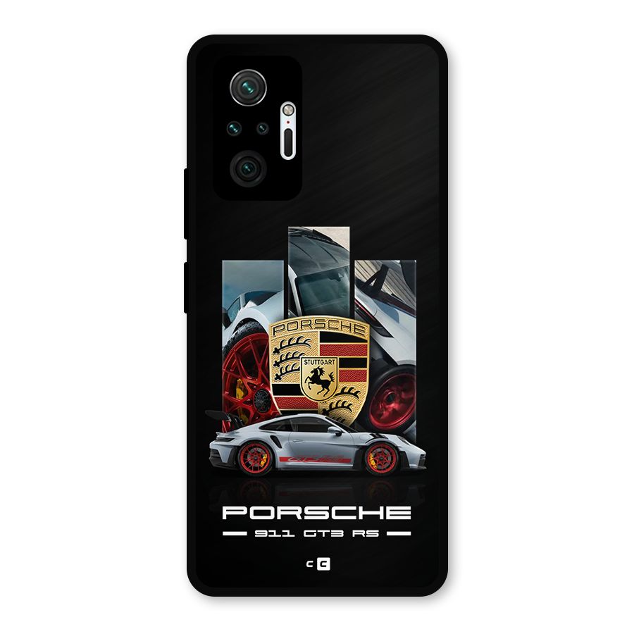 Magnificent Supercar Metal Back Case for Redmi Note 10 Pro
